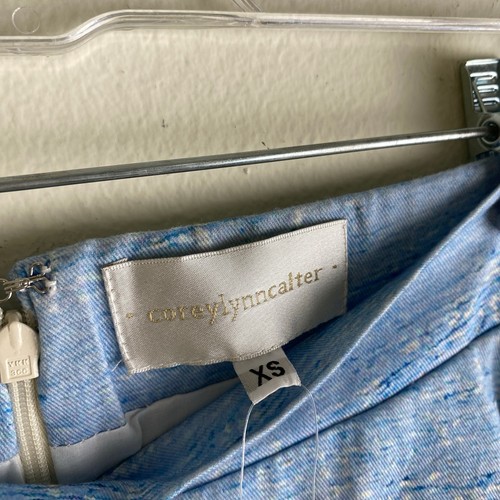 NWT Corey Lynn Calter Wonderland Midi Skirt Size XS Blue Anthropologie Unique - Picture 12 of 16