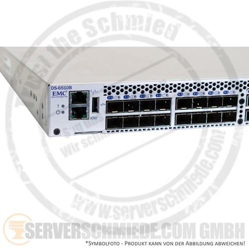 EMC Brocade DS6510 48 Port 16GB FC FibreChannel SAN Switch 24 ports active - Bild 4 von 5