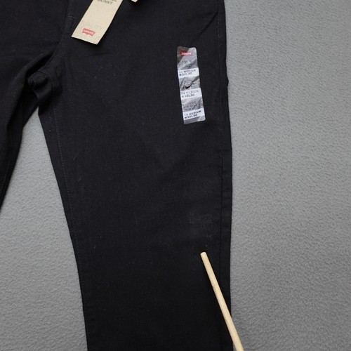 Levi Strauss Damenjeans Größe 14 (32 x 30) Mid-Rise Skinny schwarz neu mit Etikett! - Bild 2 von 24