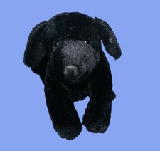 Vtg 2000 Animal Alley Toys R Us Black Lab Labrador Puppy Dog Realistic Plush 16"