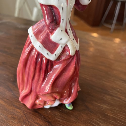 1946 Royal Doulton "Mattina di Natale" #1992 Statuina fatta a mano/decorata a mano 8" - Foto 3 di 7