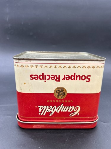 Vintage 1970’s Campbell's Souper Recipes Metal Tin Box - Picture 2 of 6