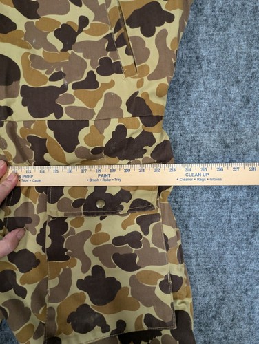 vintage CABELA'S mens Tall Large TL camouflage lined hunting outdoor Coveralls - Picture 19 of 24
