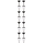  8 pcs Universal Toilet Seats Hinges Screws Metal Toilet Seats Screws for