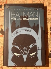 Signed with COA -1998 DC Batman THE LONG HALLOWEEN - HC - 1st Print - NM/ Mint