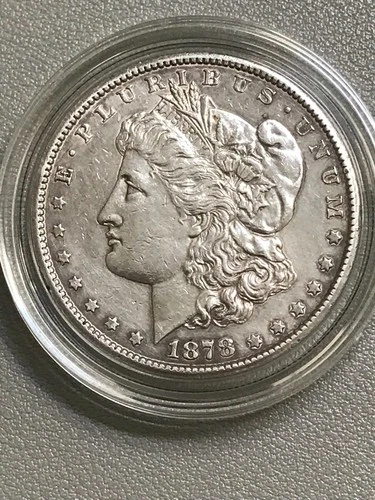 USA 1 Dollar Morgan 1878 Mint Carson City CC Original Dollar Silver Coin
