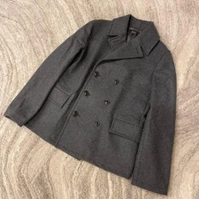 A.P.C. Men's Peacoat M Thick Wool France Jacket Excellent Condition