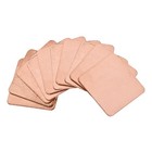 Flat IC Chipset Thermal Copper Heatsink for CPU GPU  20 x 20 x 0.5mm 10pcs