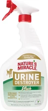 Nature’S Miracle Urine Destroyer plus Dog, 32 Ounces, Enzymatic Formula, Ready-T