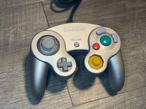 Offizieller Nintendo GameCube Controller OEM DOL-003 Silber getestet funktioniert - Bild 2 von 3
