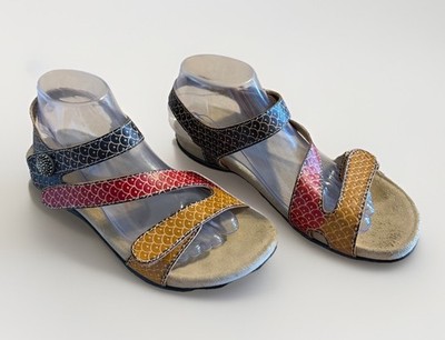 L ARTISTE Spring Step Novato Sandals EU39/8.5 US Spring Step Multi Leather