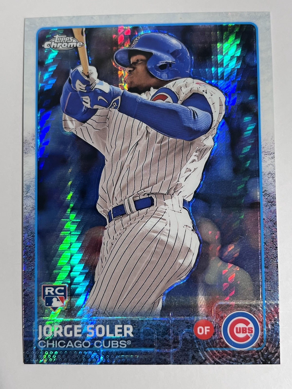 2015 Topps Chrome #154 Jorge Soler Prism Refractor
