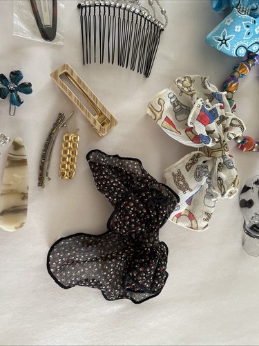 Lot Of Mixed Multicolor Hair Accessories - Picture 5 of 10