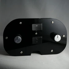 Black Acrylic Midi Controller with 2 Note Buttons and 2 Potentiometer Knobs