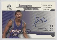 2003 SP Signature Edition Authentic Signatures Leandro Barbosa #AS-LE Auto yc1
