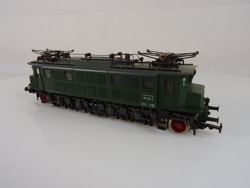 RIVAROSSI 1668 Elektrolok  Br 117 121-4 der DB (II) in grün, guter Zust. mit OVP - Bild 2 von 7