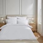 Dorma Crisp & Fresh 400 Thread Egyptian Cotton Percale Duvet Cover - King Size