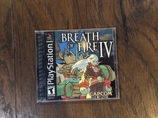 Breath of Fire 4 IV (Sony PlayStation 1) PS1 Complete CIB - Mint W/ Reg Card