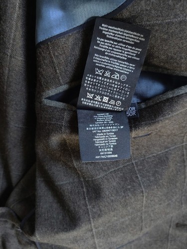 HACKETT Blazer/Jacket Windowpane Wool Single-Breasted Size 40R - RRP £350 - Picture 10 of 14
