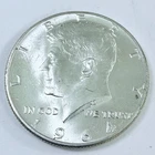 1964-D Kennedy Half Dollar (90% Silver ) MS MINT STATE DETAILS FREE SHIP #8522