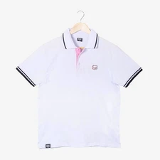 Milk Mocha Bear: Milk Polo Shirt - White / Men / 4XL