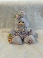 NWT Vintage 1998 Hannahberry Fisher Price Briarberry Collection Bunny Plush