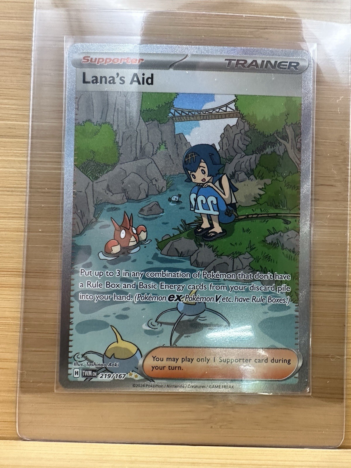 Lana's Aid 219/167 - NM - SIR - Twilight Masquerade - Pokemon TCG