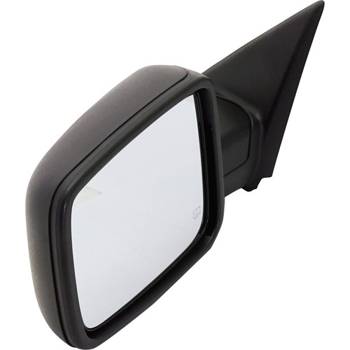 Mirror For 2009-2010 Dodge Ram 1500 Driver Manual Folding Textured Black Heated - Picture 2 of 7