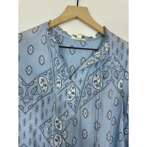 Como Blu Paisley Blouse - Picture 2 of 6