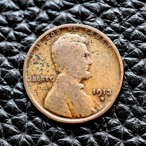 1913-S Lincoln Cent ~ ABOUT GOOD (AG) Condition ~ COMBINED SHIPPING!