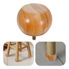  4 Pcs Solid Wood Round Furniture Legs Wooden Feet Sofa Replacement Support