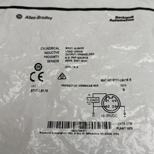 Allen Bradley 871T-L8K18 Cylindrical Inductive Proximity Sensor SER B