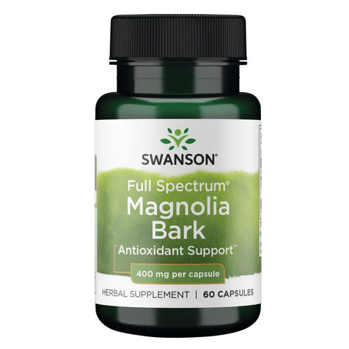 Swanson Magnolia Bark 400 mg 60 Capsules - Picture 1 of 6