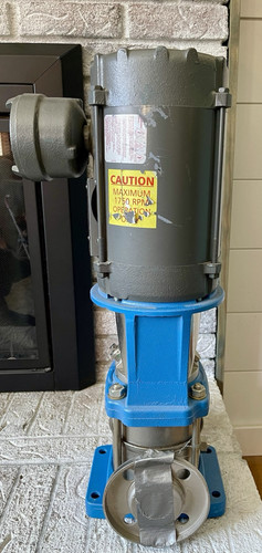 Goulds E-SV Pump 3SV3NA8F30 Baldor ExplosionProof 35X727P863G1 Motor. Never Used - Picture 2 of 5