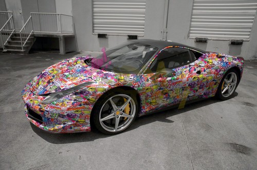 【Sticker Bomb】 Vinyl Wrap Decal Film Graffiti Cartoon Anime JDM USDM Sheet DIY - Picture 72 of 77