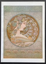 Lierre par Alphonse Mucha 1901 Reproduction de 1976