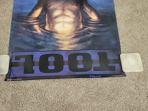 Rare 1996 TOOL Poster Creature Rising in Water Original Funky #6165 no LP or CD - Foto 2 di 19