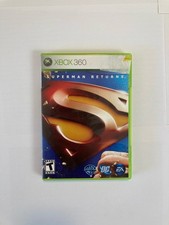 Superman Returns (Microsoft Xbox 360, 2006) CIB Complete Authentic DC Comics