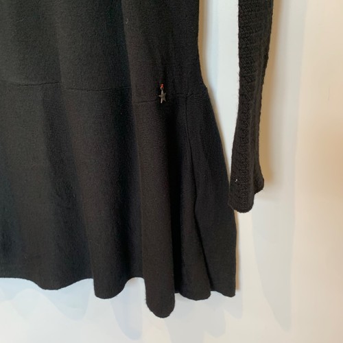 Tommy Hilfiger Dress Womens Size XL Black Long Jumper Dress Knee Length - Picture 13 of 19