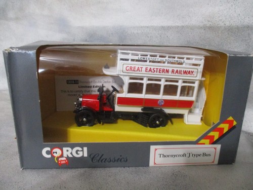 Corgi Thornycroft J Type Great Eastern Railway Bus  5 inch Diecast w/Box - Picture 2 of 11