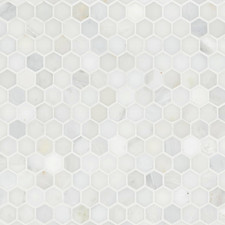 Calacatta Gold 12x12 Hexagon Polished Marble Mosaic Tile for Elegant Walls