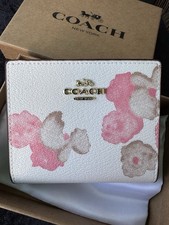 NEW Coach Outlet Snap Wallet MULTI Floral Print CR797 w/BOX Perfect GIFT