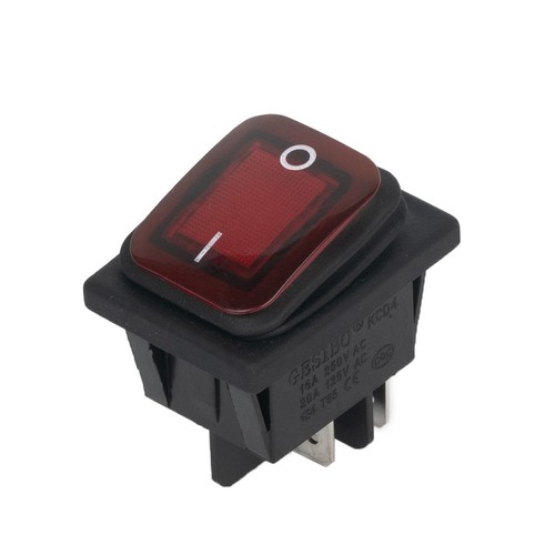 Electrical Equipment & Supplies Rocker Switch DPST Waterproof 250VAC 30 X 22mm - Picture 9 of 12