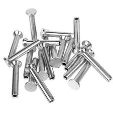 20 Pack 3/16" T316 Stemball Swage Dead Ends Fitss Deck Cable Railing Invisible