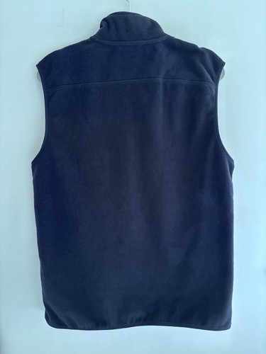 Marks & Spencer M&S mens dark navy blue full-zip fleece gilet waistcoat Medium - Bild 2 von 8