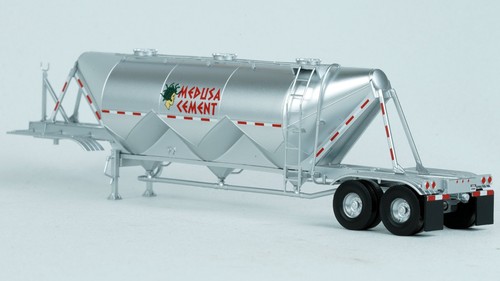 Walthers NEU montierter pneumatischer Schüttgutanhänger - Medusa Cement HO 1/87 #949-2621 - Bild 5 von 8
