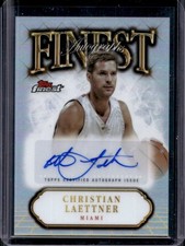 2024-25 Topps Finest Christian Laettner Auto Refractor #FA-CL Heat