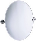 Gatco Designer II 24" x 26 1/2" Oval Tilting Wall Mirror