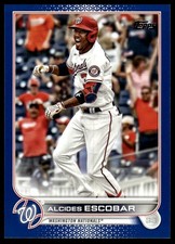 2022 Topps #116 Alcides Escobar Royal Blue
