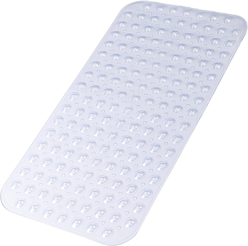 Bathtub and Shower Mats, 28 x 15 Inch Non-Slip Bath Mat, Machine Washable Bat...